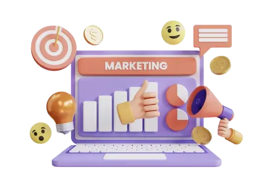 digital marketing management icon